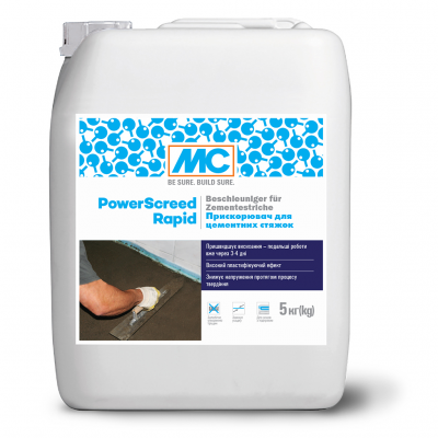 Прискорювач для стяжок MC-Bauchemie PowerScreed Rapid каністра 5 кг (MC-PSCR-05)